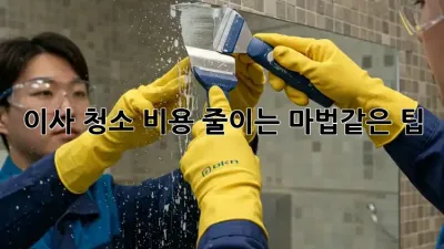 이사 청소 비용 줄이는 마법같은 팁 ✨